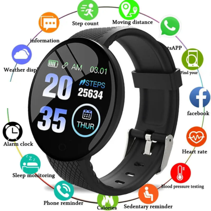 D18 Smart Watch - Your All-in-One Fitness Companion