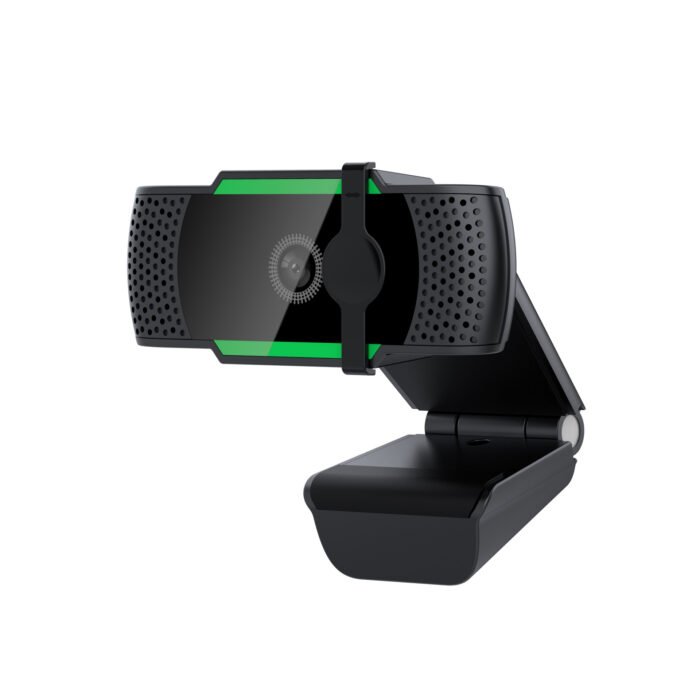 High-Definition Webcam with Autofocus and Built-in Microphone