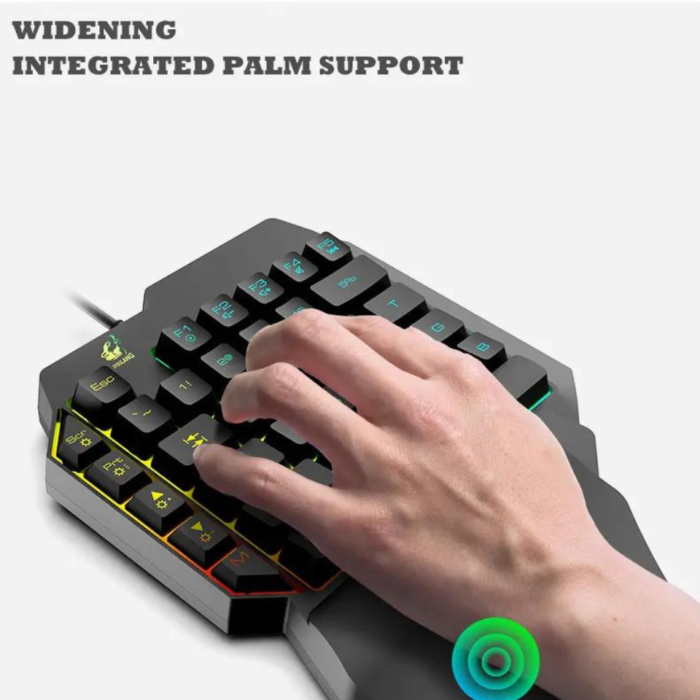 One-Handed Gaming Keyboard K15 Chicken Version (5)