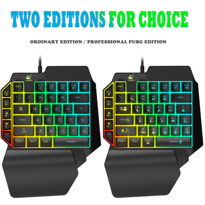 One-Handed Gaming Keyboard K15 Chicken Version (5)