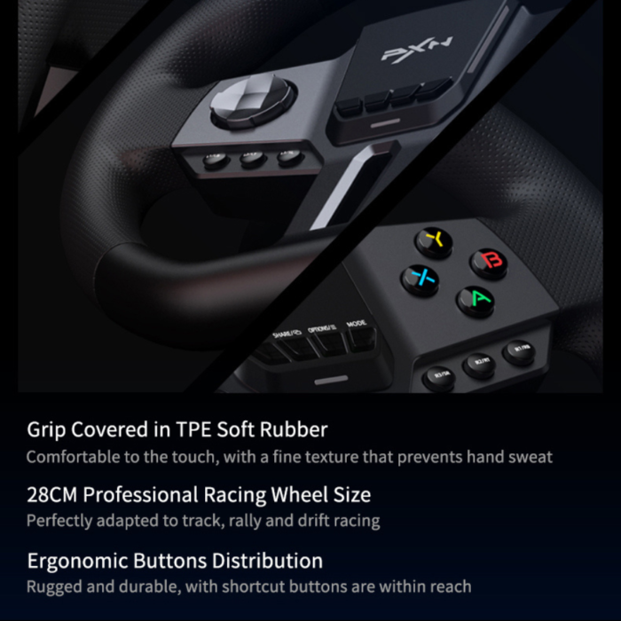 V9 GEN2 Feedback Gaming Steering Wheel - Immersive Racing Experience (2)